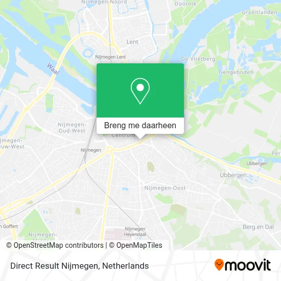 Direct Result Nijmegen kaart