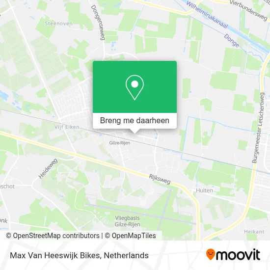 Max Van Heeswijk Bikes kaart
