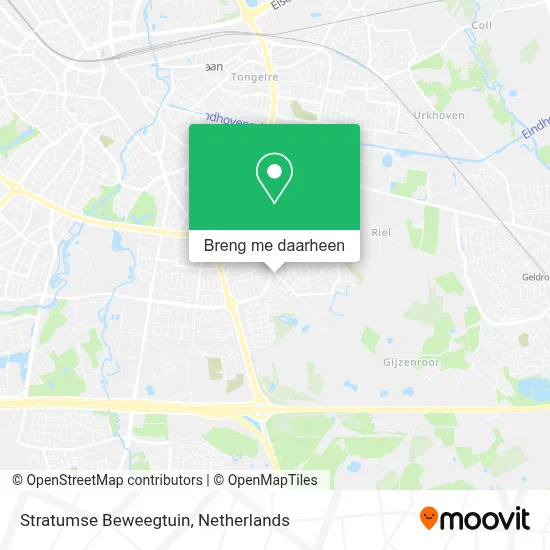 Stratumse Beweegtuin kaart