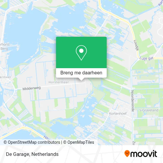 De Garage kaart