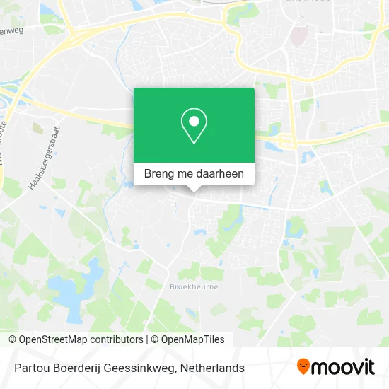 Partou Boerderij Geessinkweg kaart