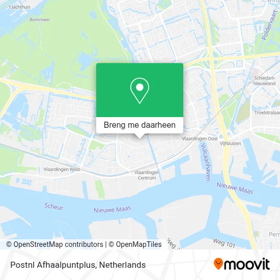 Postnl Afhaalpuntplus kaart