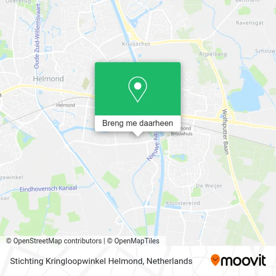 Stichting Kringloopwinkel Helmond kaart