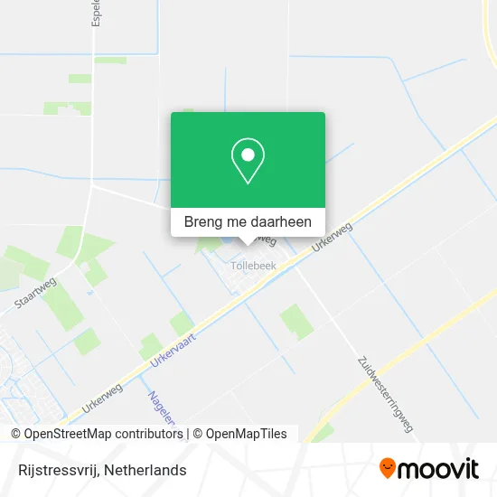 Rijstressvrij kaart