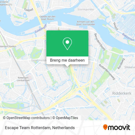 Escape Team Rotterdam kaart