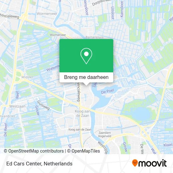 Ed Cars Center kaart
