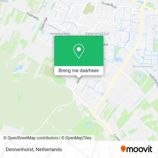 Dennenhorst kaart