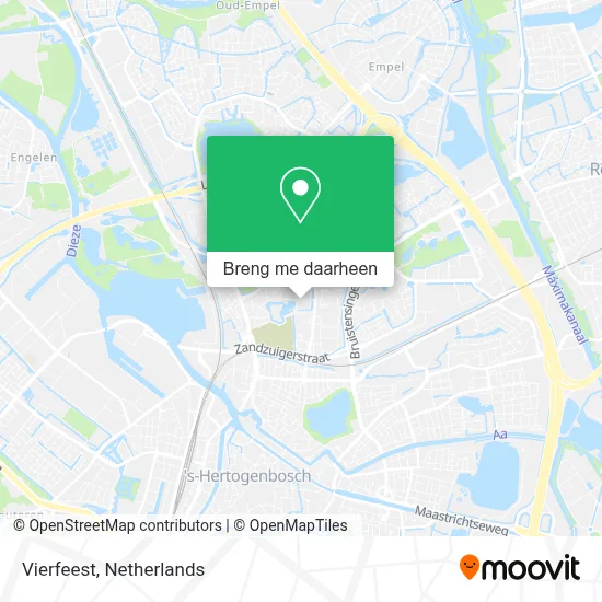 Vierfeest kaart