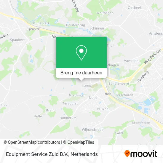 Equipment Service Zuid B.V. kaart
