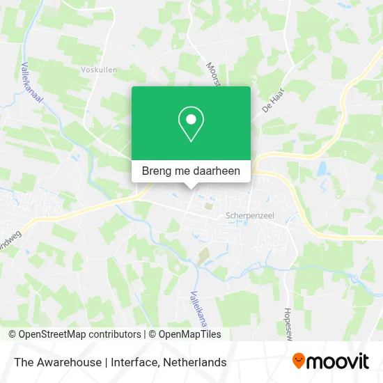 The Awarehouse | Interface kaart