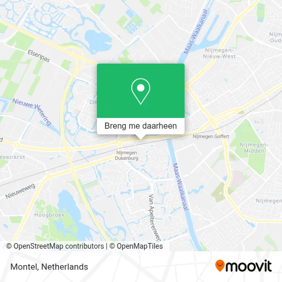 Montel kaart