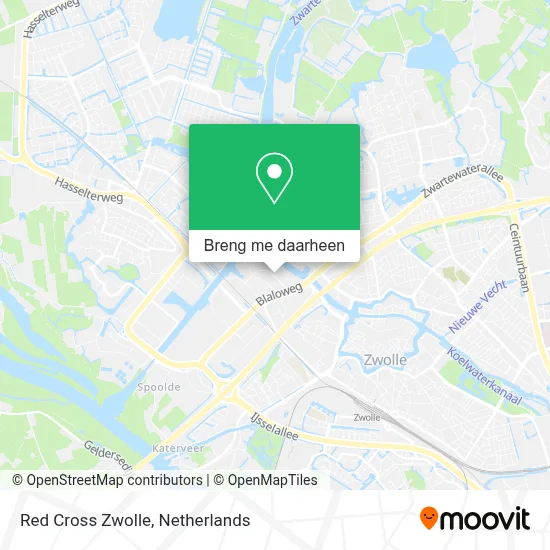 Red Cross Zwolle kaart