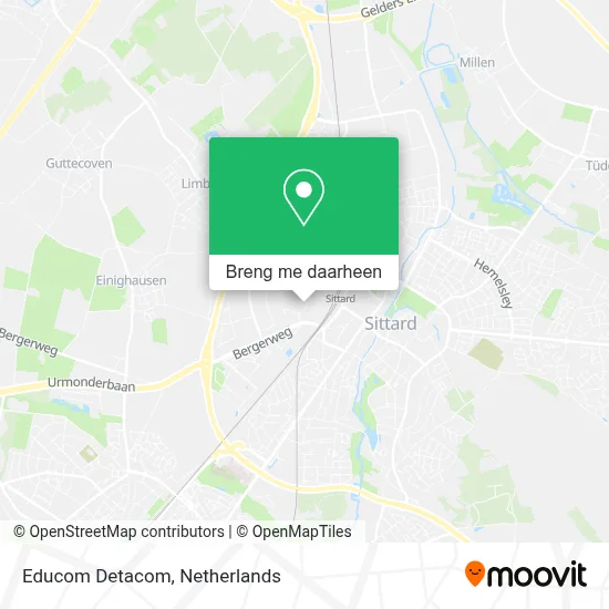 Educom Detacom kaart