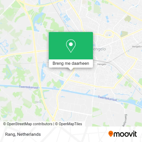 Rang kaart