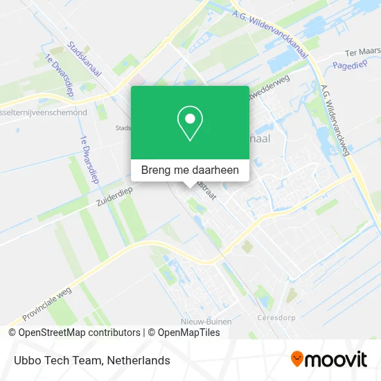 Ubbo Tech Team kaart