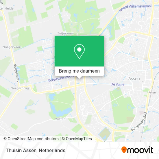 Thuisin Assen kaart