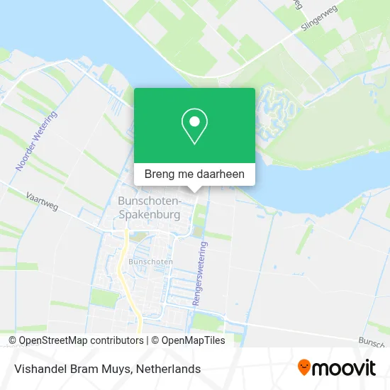 Vishandel Bram Muys kaart