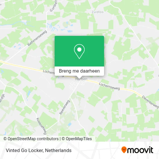 Vinted Go Locker kaart