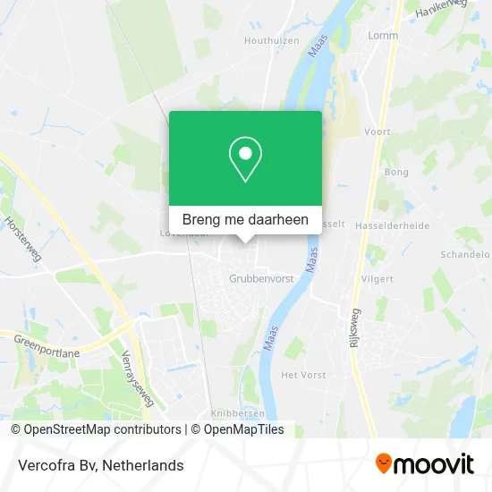 Vercofra Bv kaart