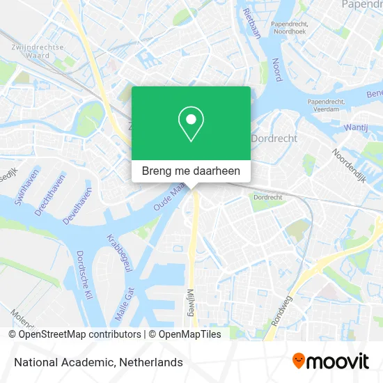National Academic kaart
