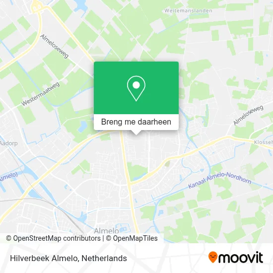 Hilverbeek Almelo kaart