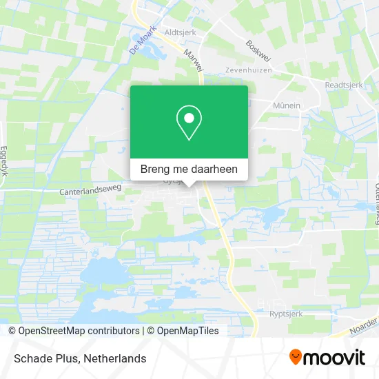 Schade Plus kaart