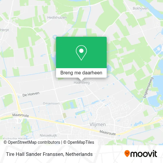 Tire Hall Sander Franssen kaart