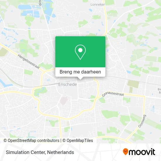 Simulation Center kaart