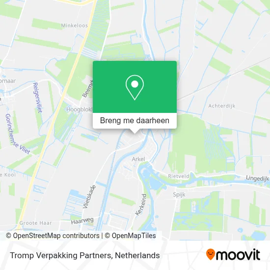 Tromp Verpakking Partners kaart