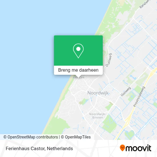 Ferienhaus Castor kaart