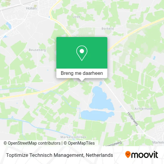 Toptimize Technisch Management kaart