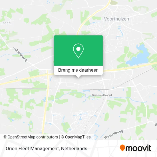 Orion Fleet Management kaart