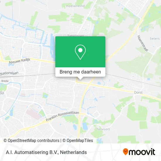 A.I. Automatisering B.V. kaart