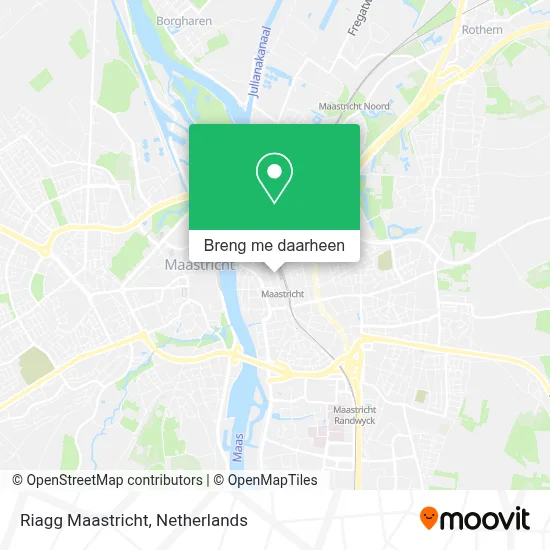 Riagg Maastricht kaart