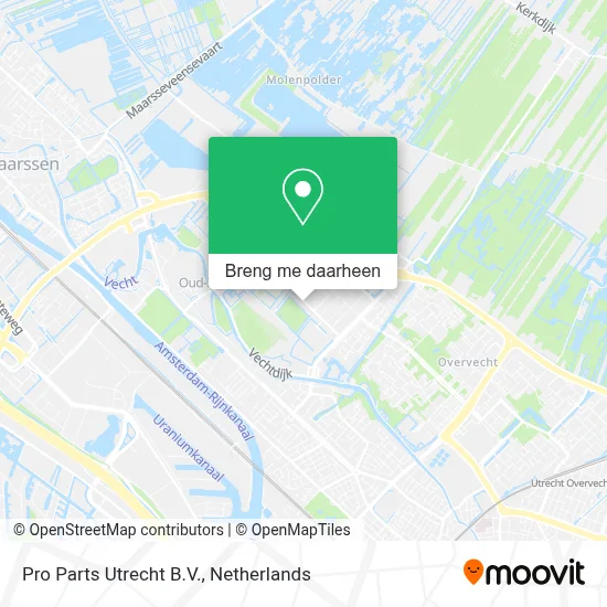 Pro Parts Utrecht B.V. kaart