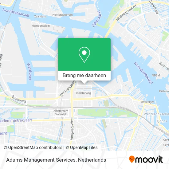 Adams Management Services kaart