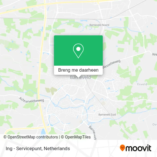 Ing - Servicepunt kaart
