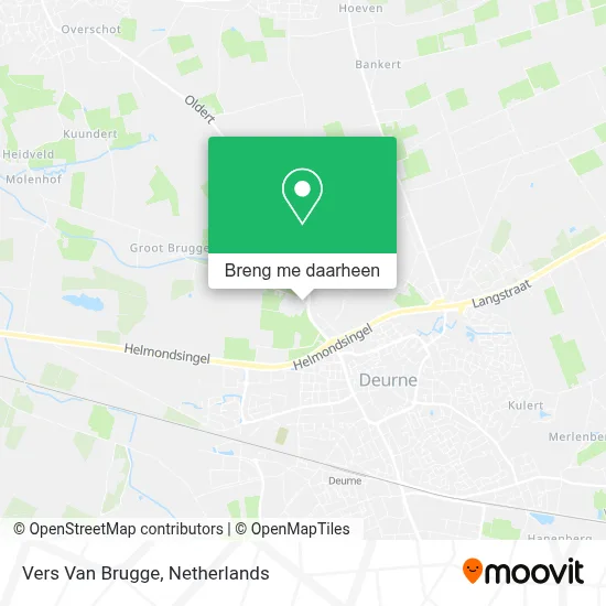 Vers Van Brugge kaart