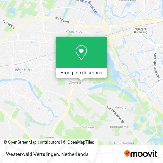 Westerwald Vertalingen kaart