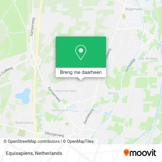Equisapiens kaart