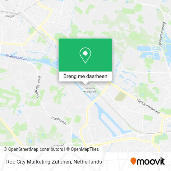 Roc City Marketing Zutphen kaart