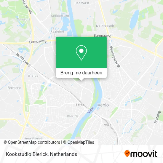 Kookstudio Blerick kaart
