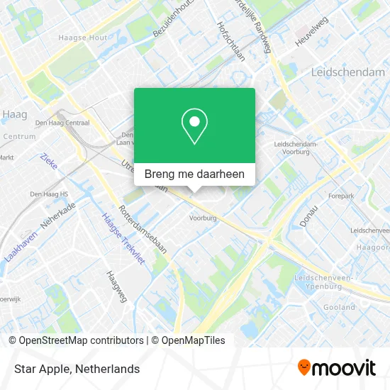 Star Apple kaart