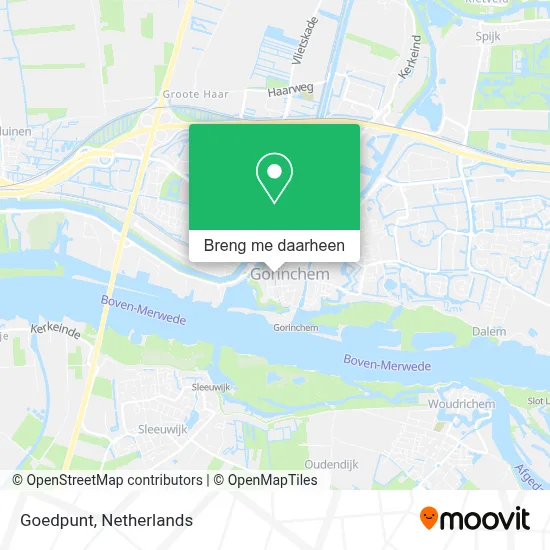 Goedpunt kaart