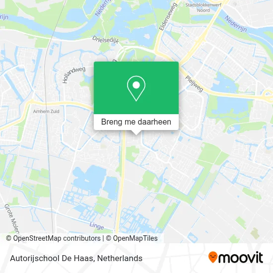 Autorijschool De Haas kaart
