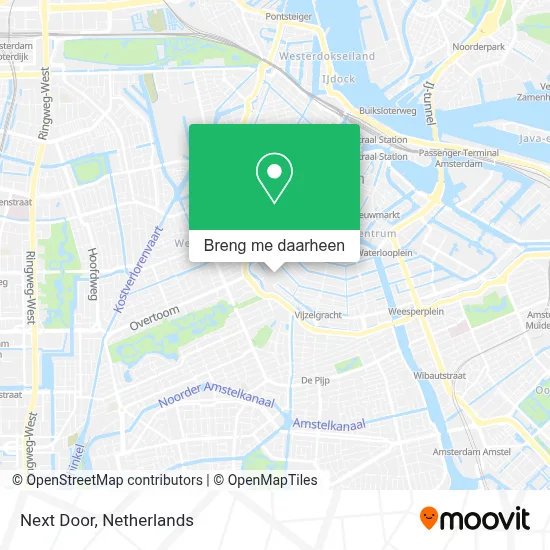 Next Door kaart