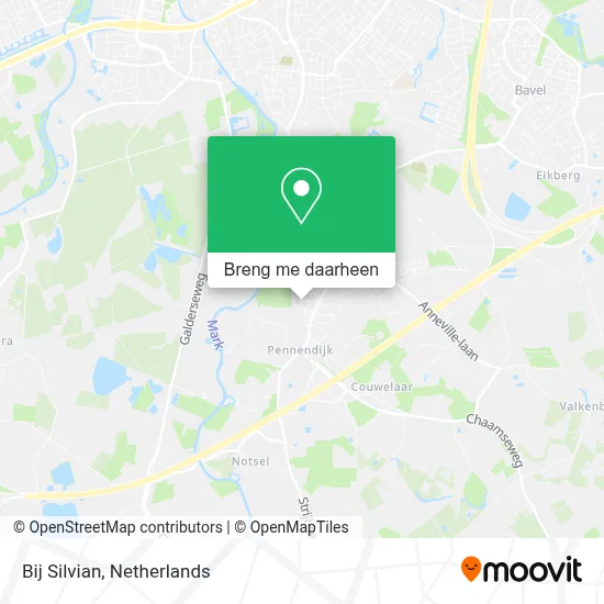 Bij Silvian kaart