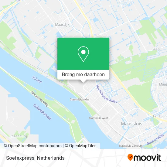 Soefexpress kaart