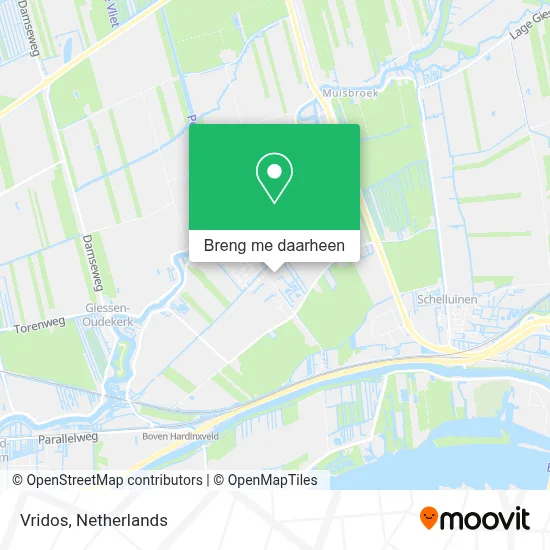 Vridos kaart