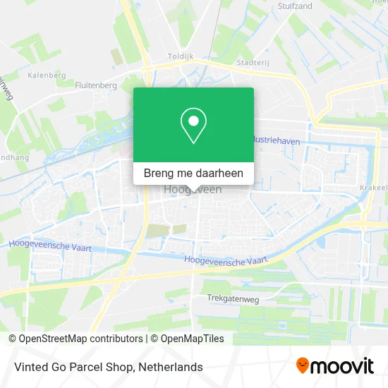 Vinted Go Parcel Shop kaart
